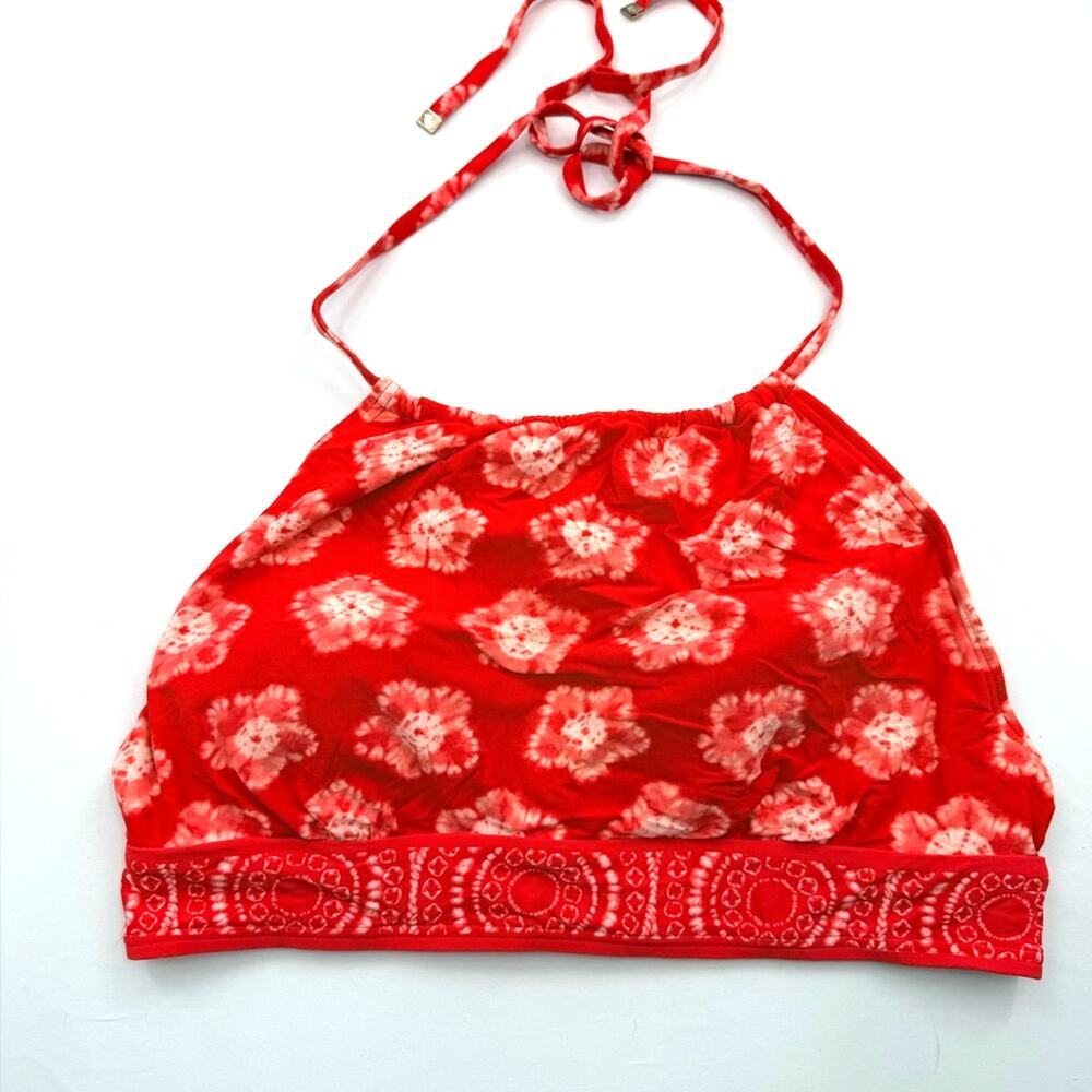 Michael Michael Kors Multicolor Floral Halter Bikini Top